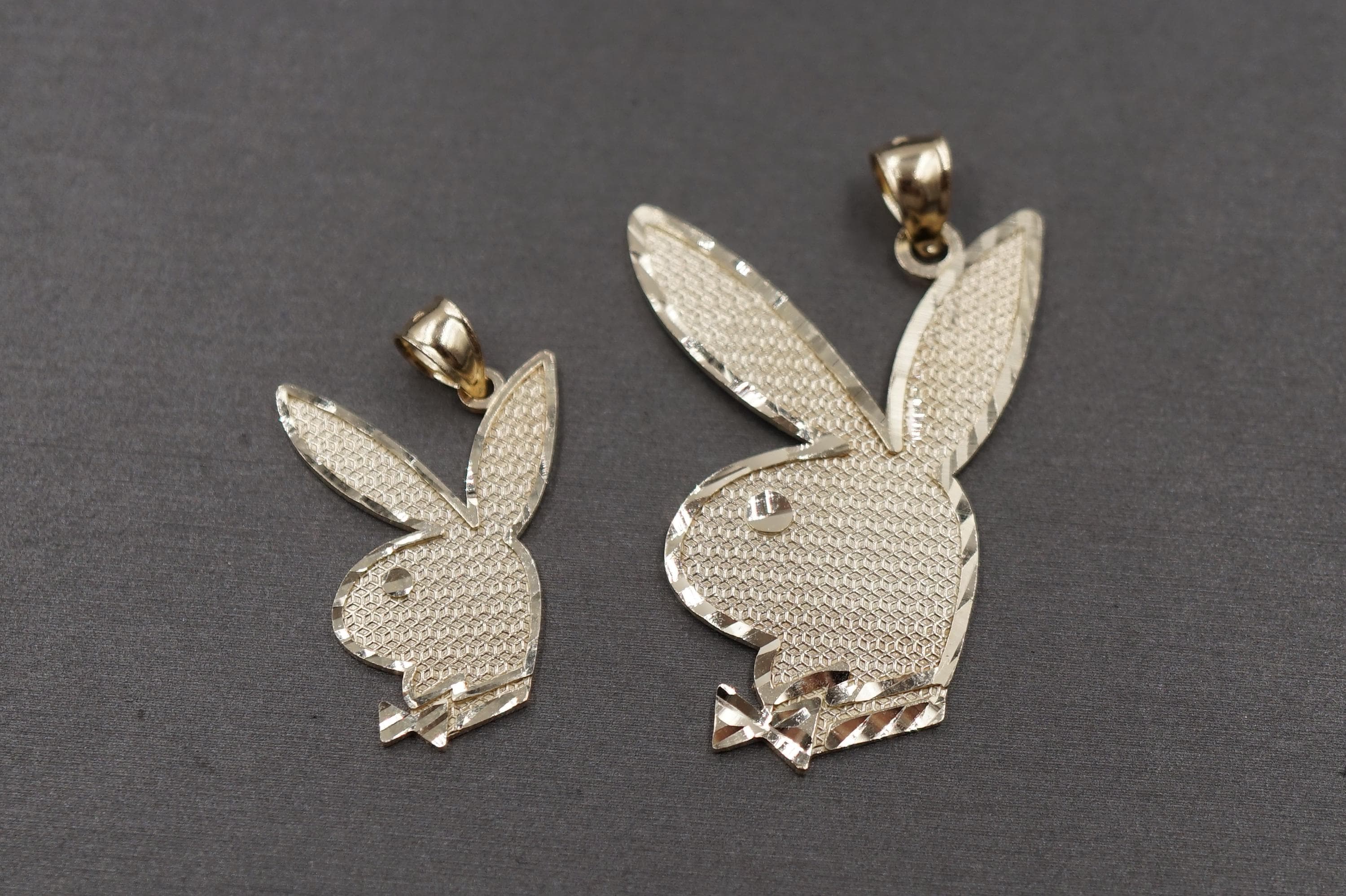 1212 　PLAYBOY プレイボーイ ペンダントダイヤモンド 925 Diamond Playboy - Etsy