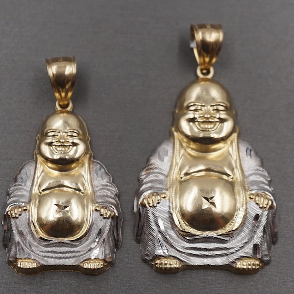 Gold Buddha Pendant Etsy