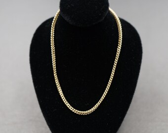 Collana In Oro Giallo 10K Tipo Franco - Catena Per Uomo E Donna - Foto 3