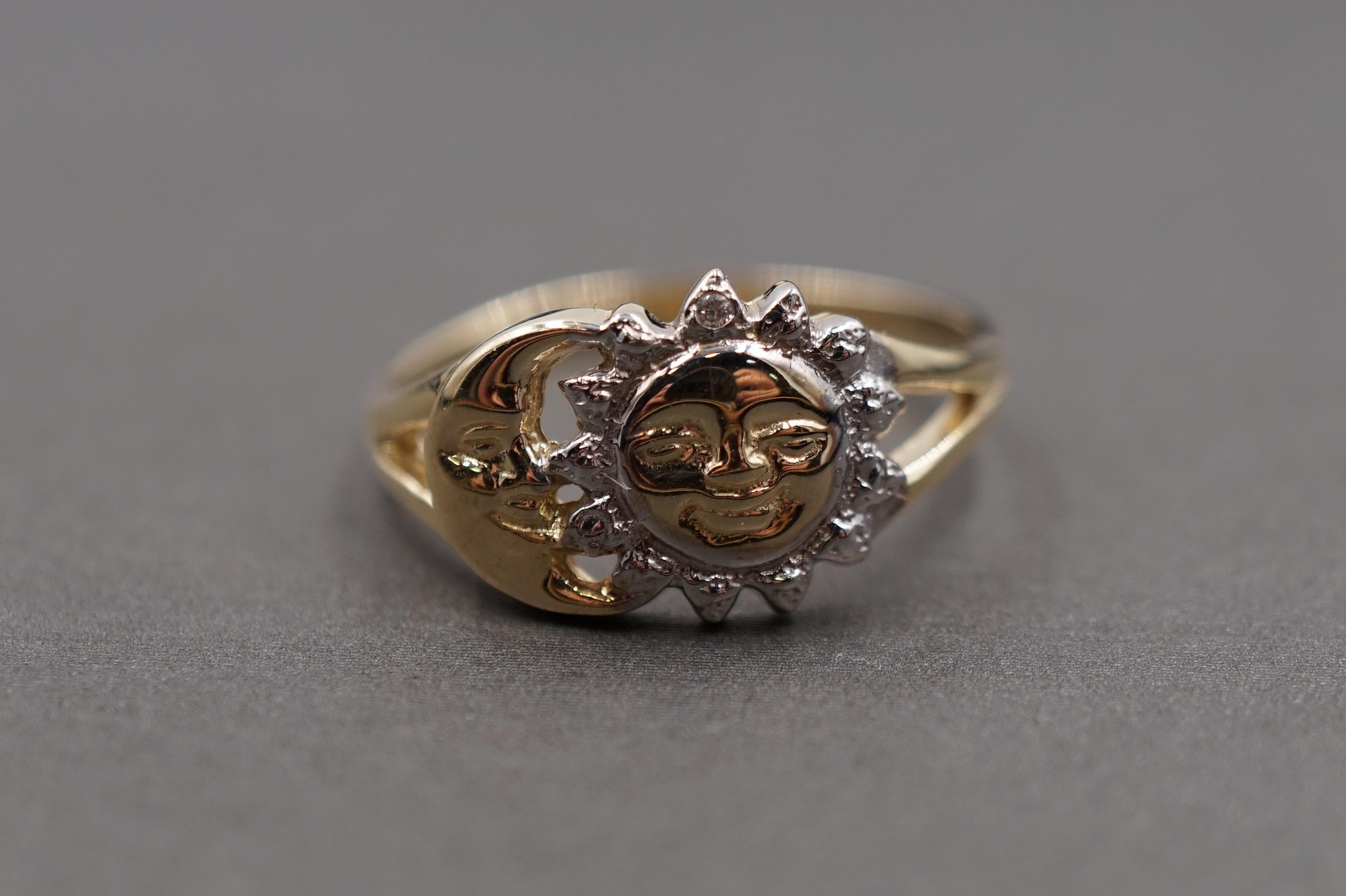 Vintage Sun Ring - Etsy