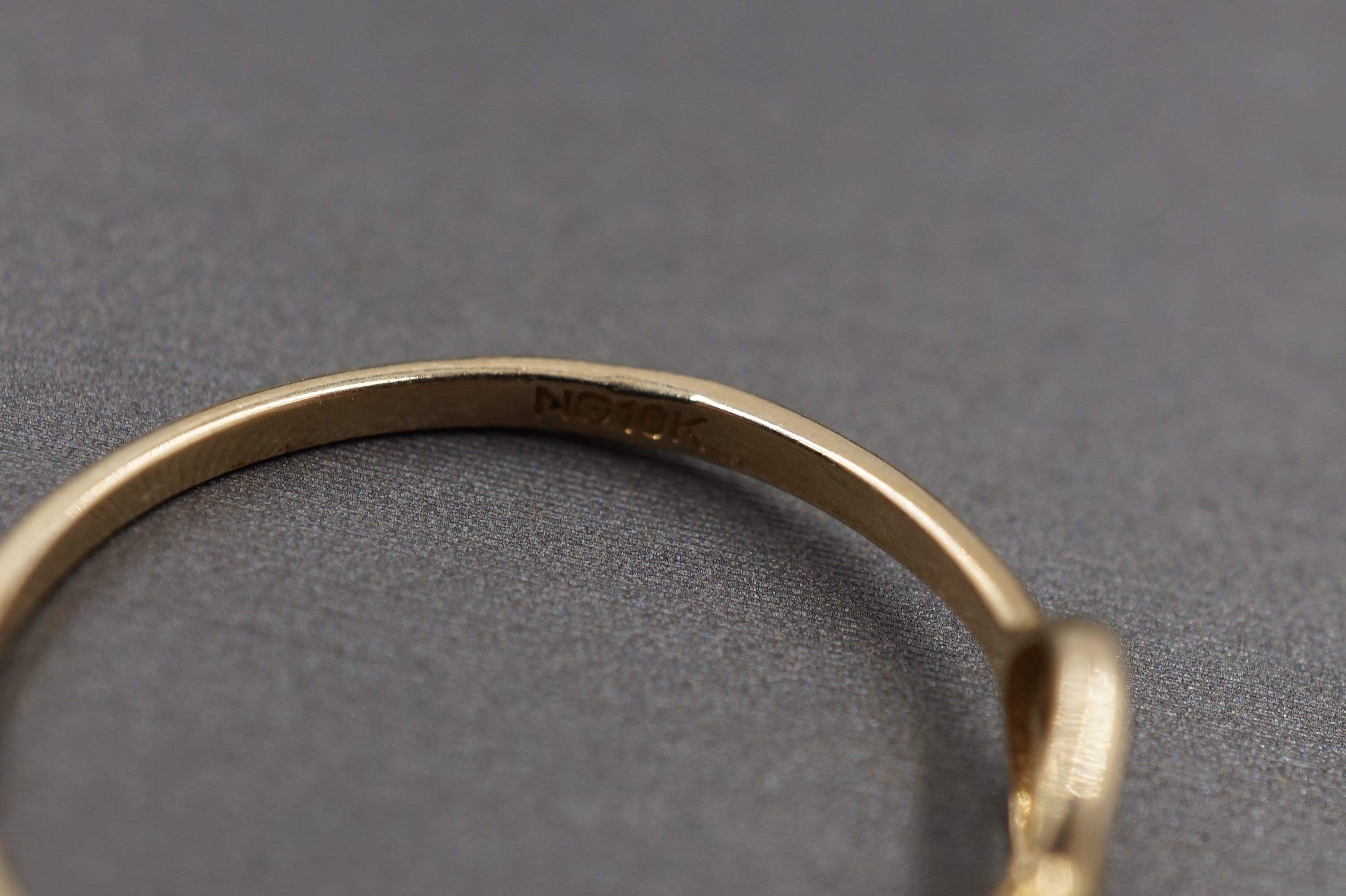 10K Solid Yellow Gold Forever Infinity CZ Ring – Dainty Minimalist Band By TILO JEWELRY (Made In USA)