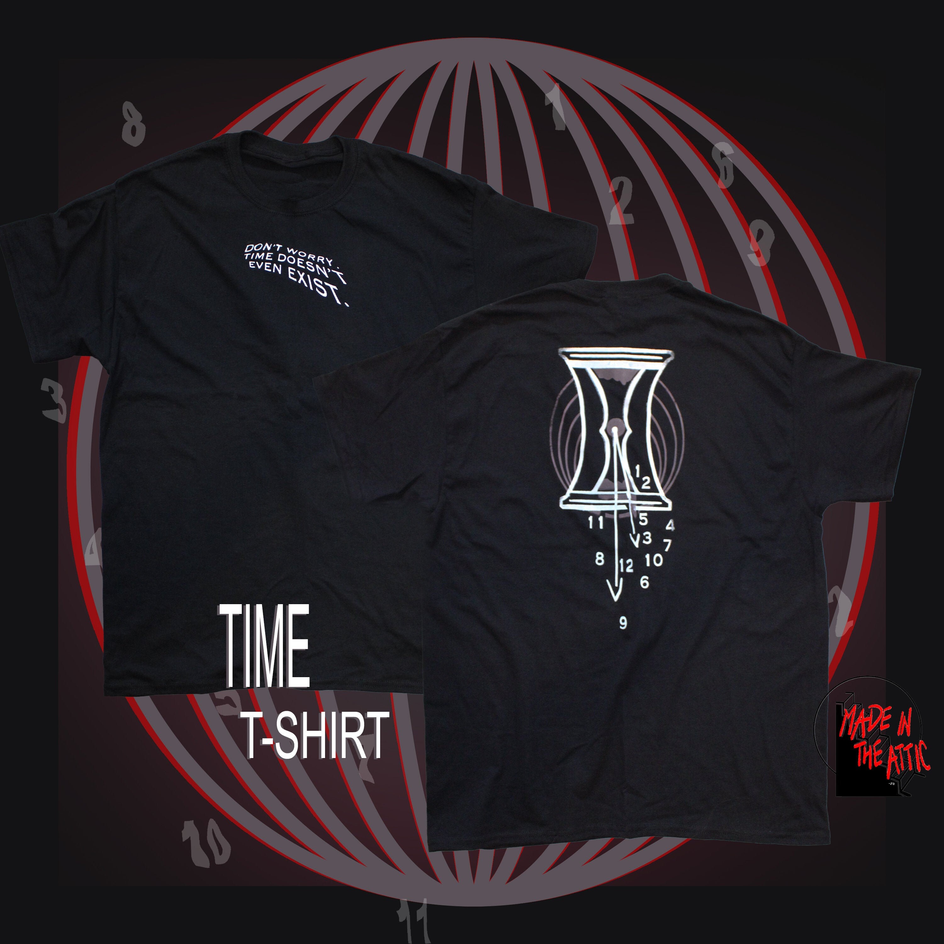 Time / tshirt Etsy