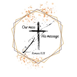 Nuestro desorden, Su mensaje SVG PNG PDF, Cristiano Svg, Religioso Svg, Fe Svg, Jesús, sublimación, descarga instantánea