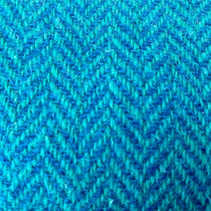 Blue and Jade Harris Tweed Tote Bag. image 8