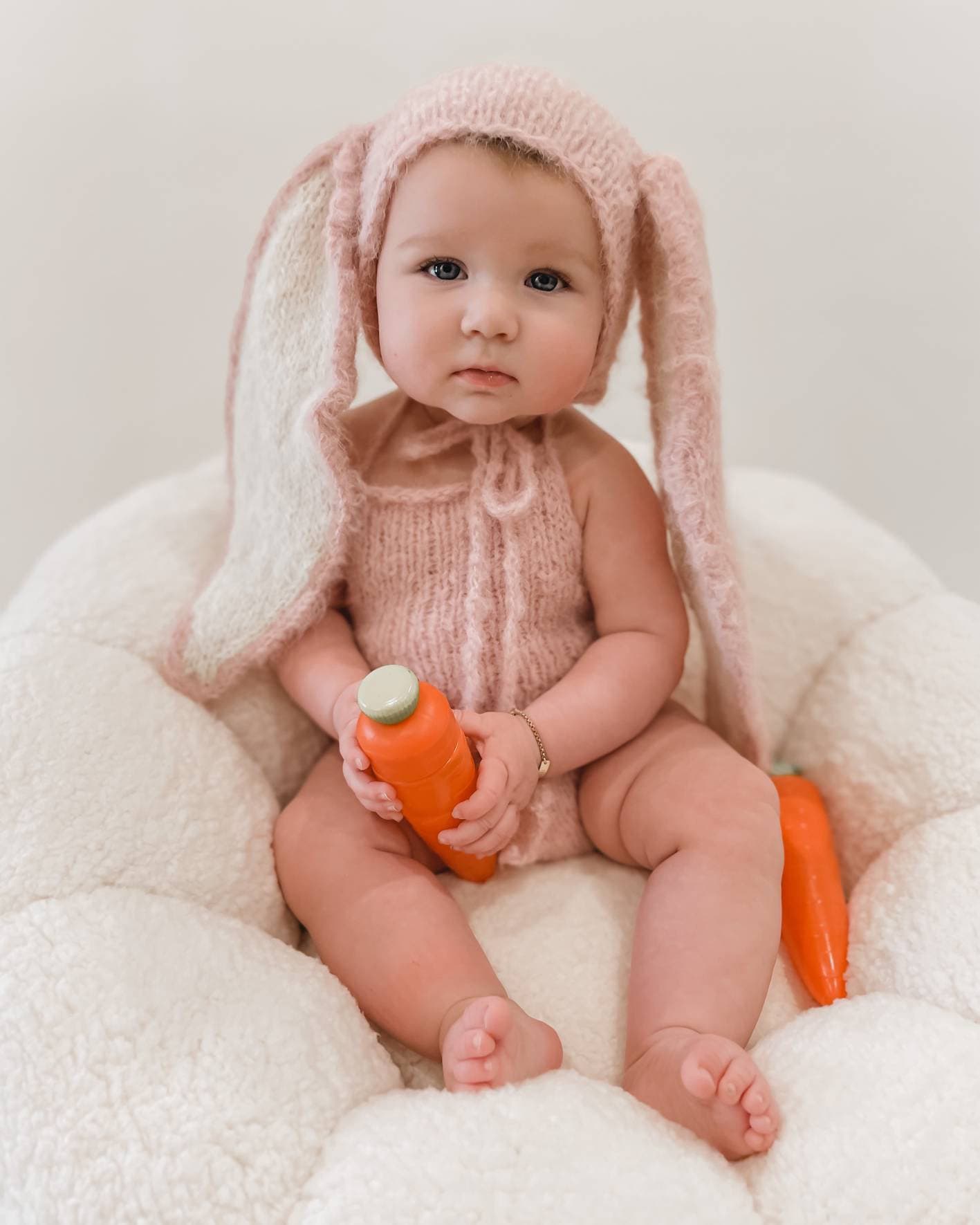Bunny Outfit Newborn Bunny Hat Sitter 