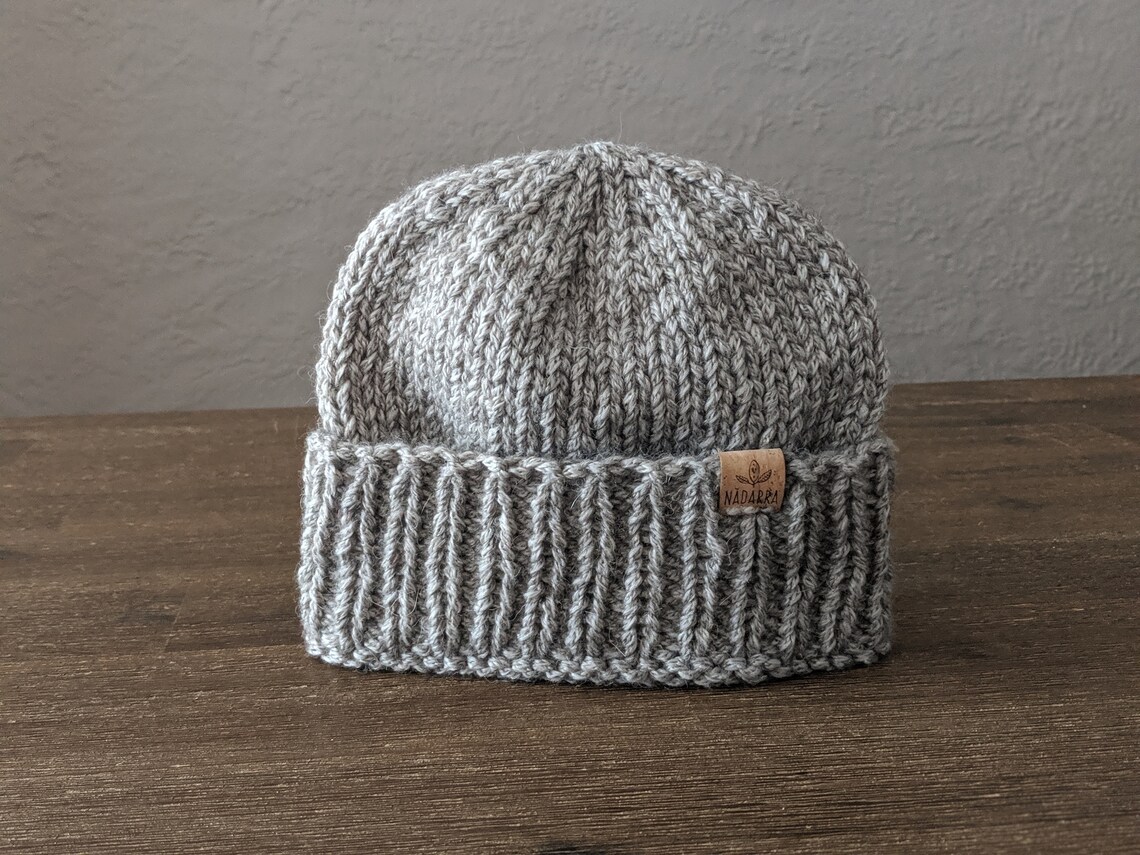 Knitting Pattern Slouchy Beanie Fisherman Hat Unisex Adult Etsy