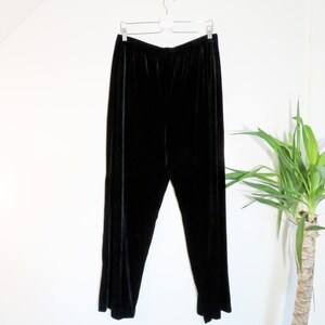 black velvet pants plus size