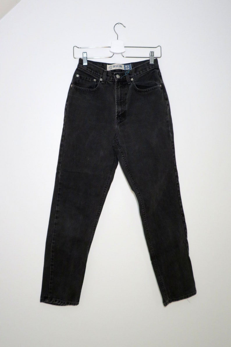 gap mom jeans black