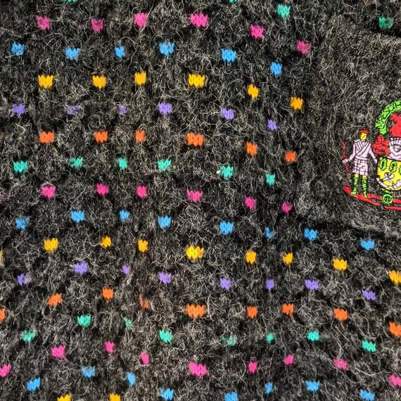 Rainbow Confetti Super Soft Sweater with Pocket C… - image 3