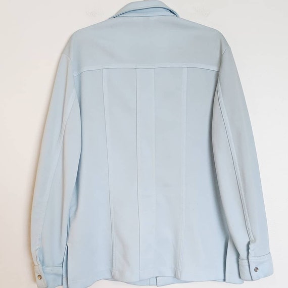 Classic Powder Blue Lee Sport Coat Jacket Large V… - image 3