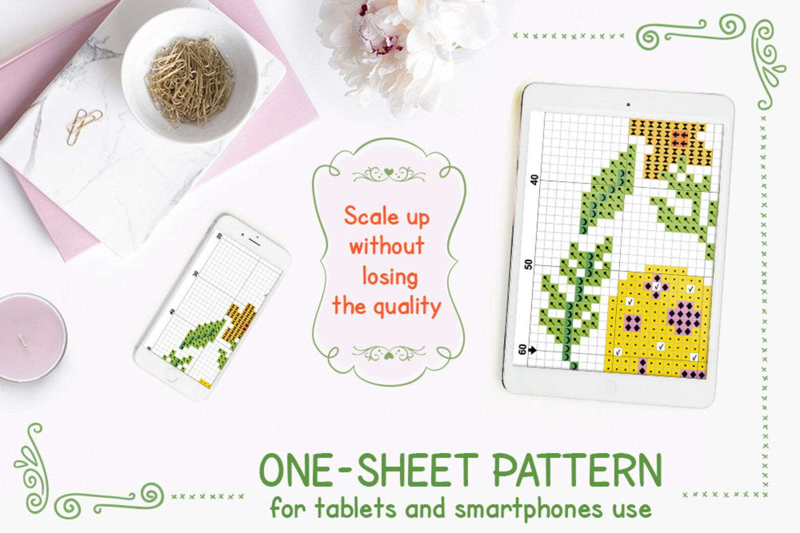 Happy Easter Cross Stitch Pattern Spring Cross Stitch Egg Hunt Easy ...