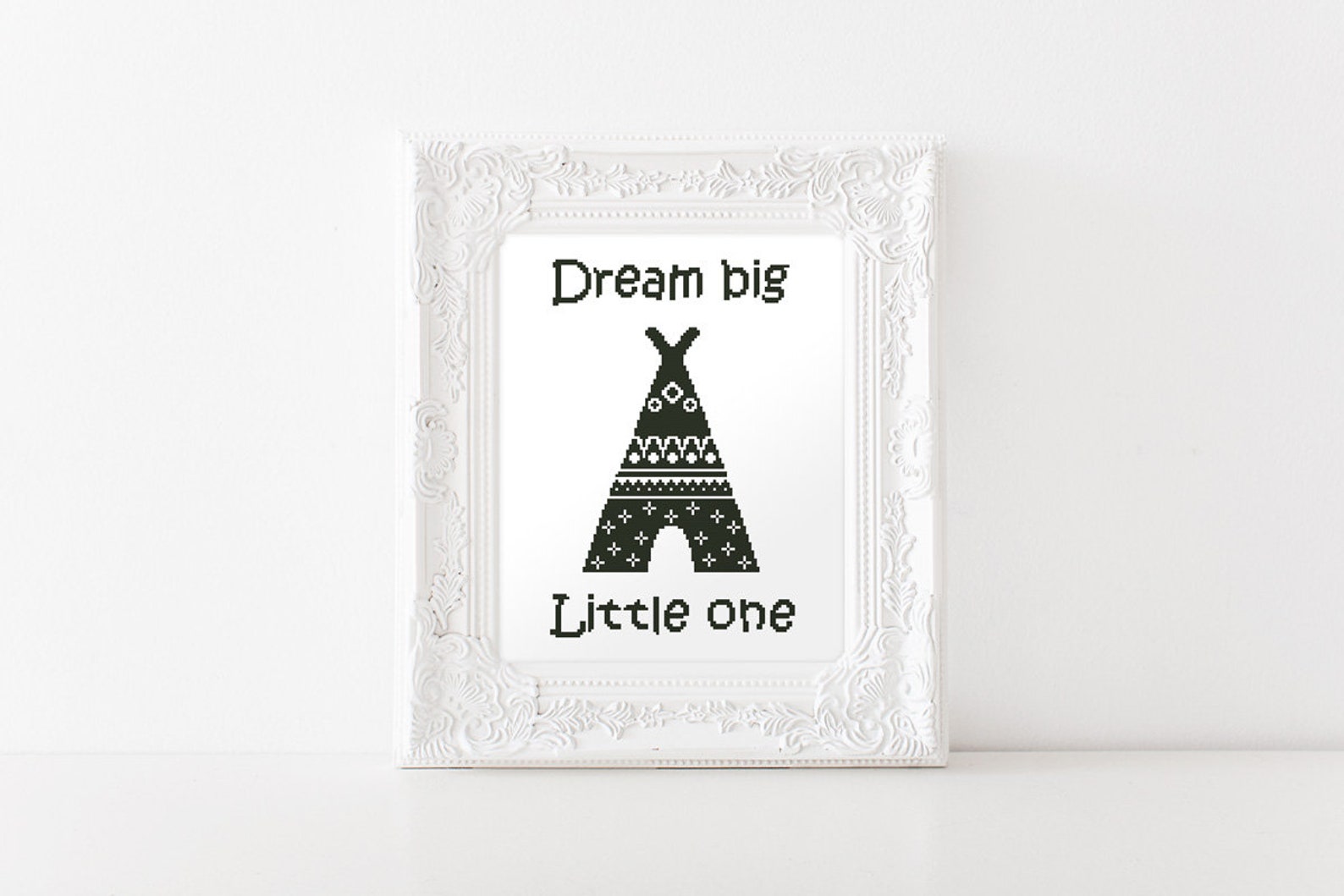 Dream Big Cross Stitch Pattern Set of 2 Baby Boy Cross Stitch Etsy