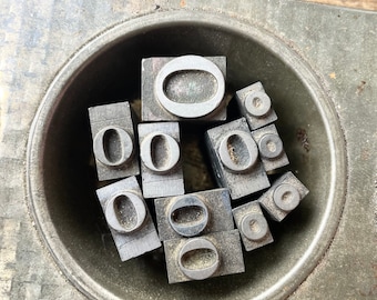 Metal Letterpress Letter “O”