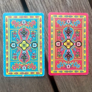 Swap Cards Pair of Funky Coloured Geometrics
