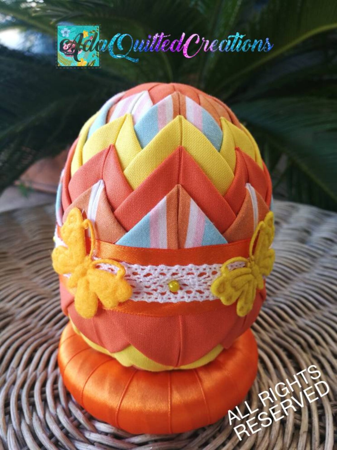 Fabric eggs Easter basket filler Easter decorative eggs Etsy