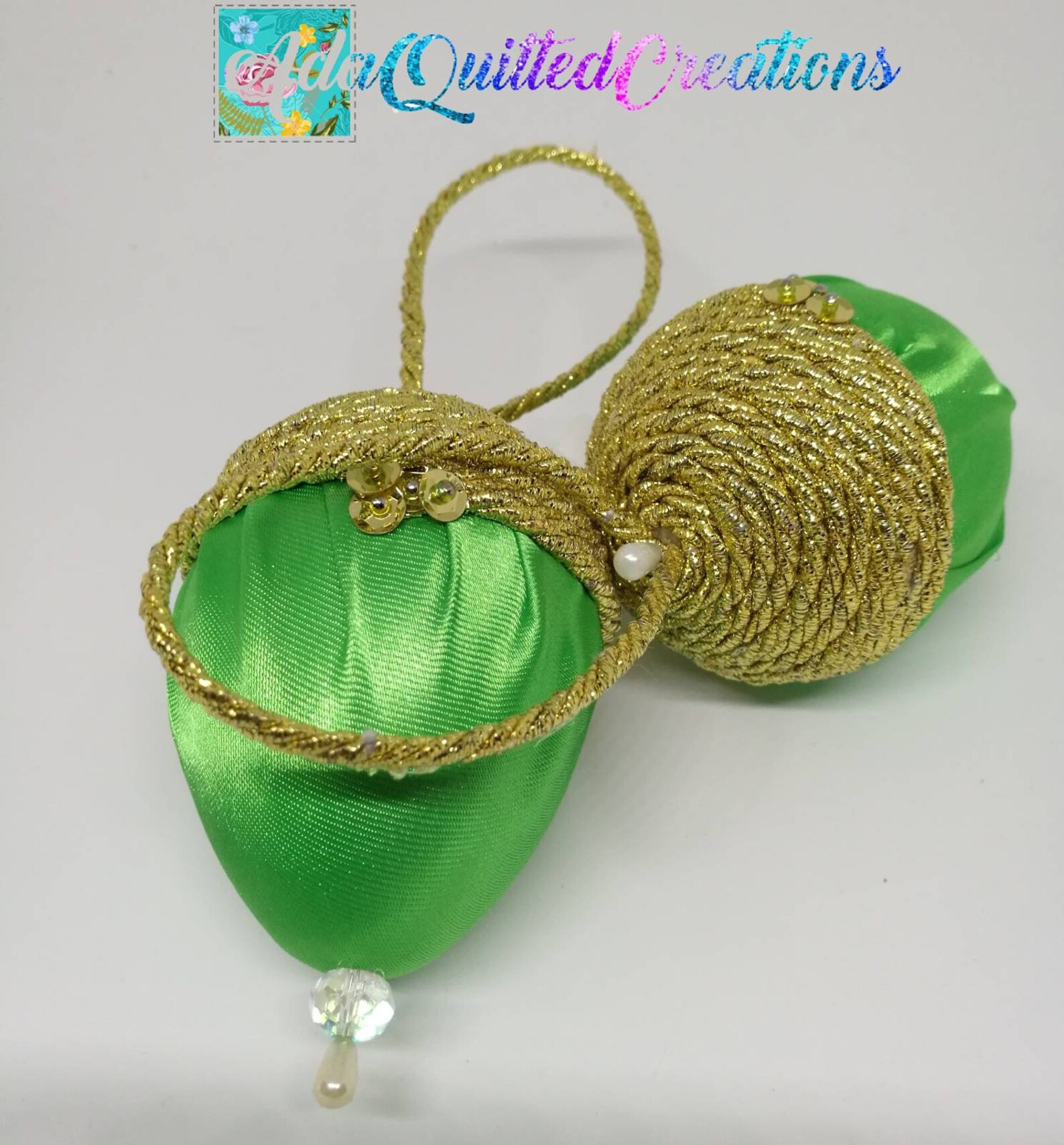 Acorns Fabric Acorn Ornaments or Bowl Fillers Fall Decor Etsy