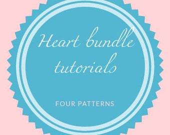 Heart Ornament Patterns, No Sew Quilted Ornaments (PDF Tutorial)
