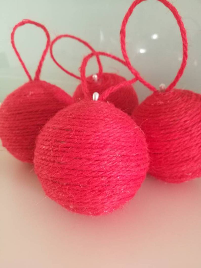 Rustic Decor Bowl Fillers Jute Rope Balls in Sets of Three or Etsy