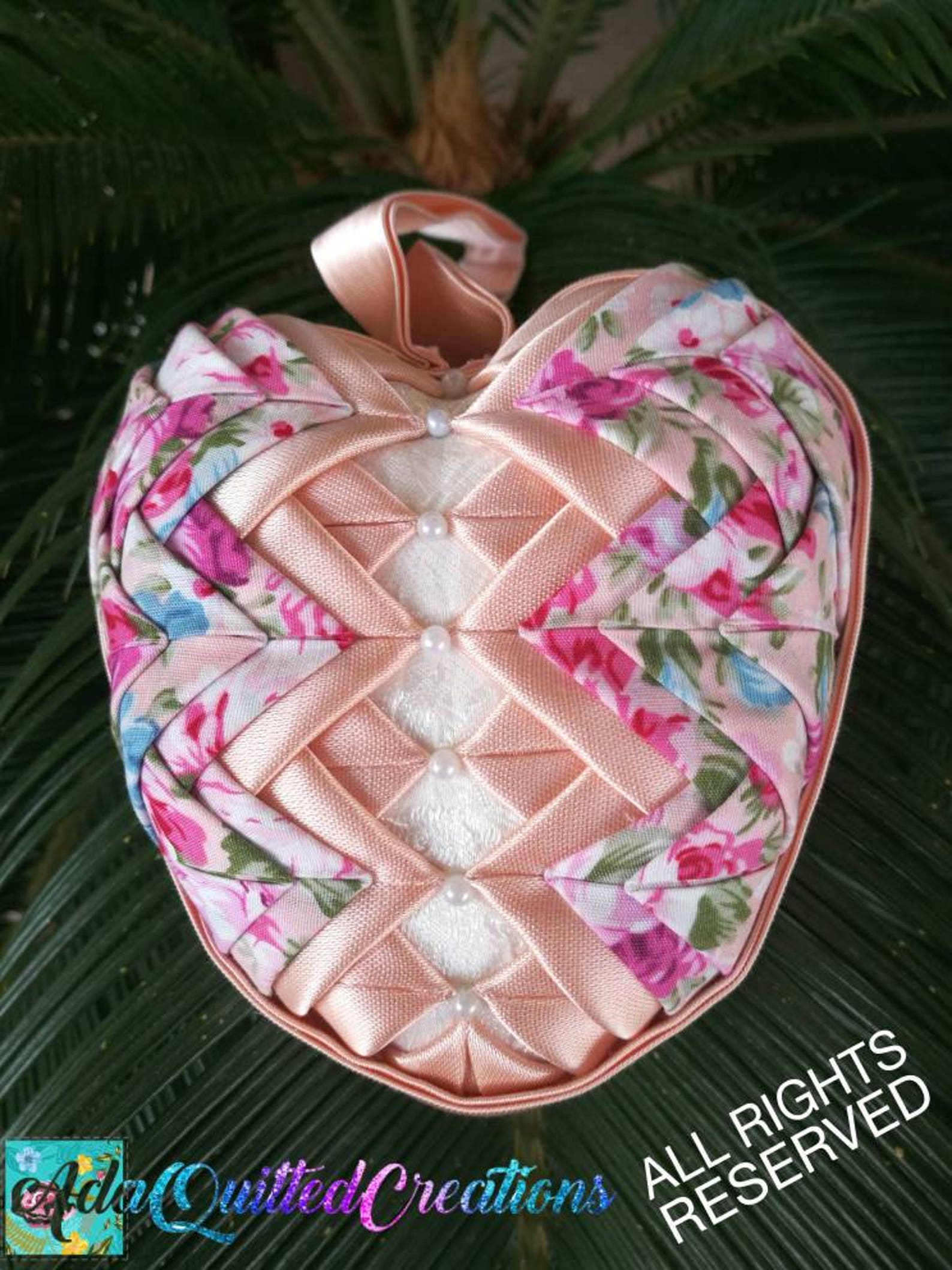 Girl's Nursery Decor Nursery Wall Decor Quilted Heart Etsy