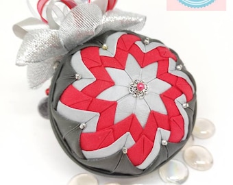 Dancing Swirl Quilted Ornament Tutorial, No Sew Christmas Decor (PDF Pattern)