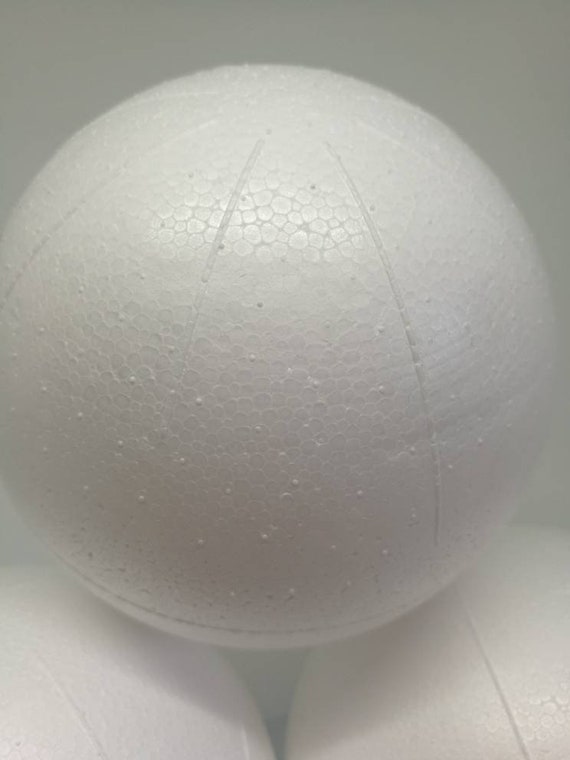 4'' Polystyrene Balls, Set of 6 Marked Polystyrene Balls, 10cm 4 Inches  Premarked Styrofoam Balls, 10 Cm Polystyrene Spheres, Foam Balls 
