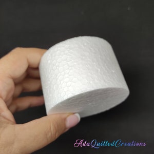 GIANTE 10 Pieces DIY Cylinder Shape Styrofoam Foam Material for Art Craft  120x32mm (59014725GI) : : Arts & Crafts