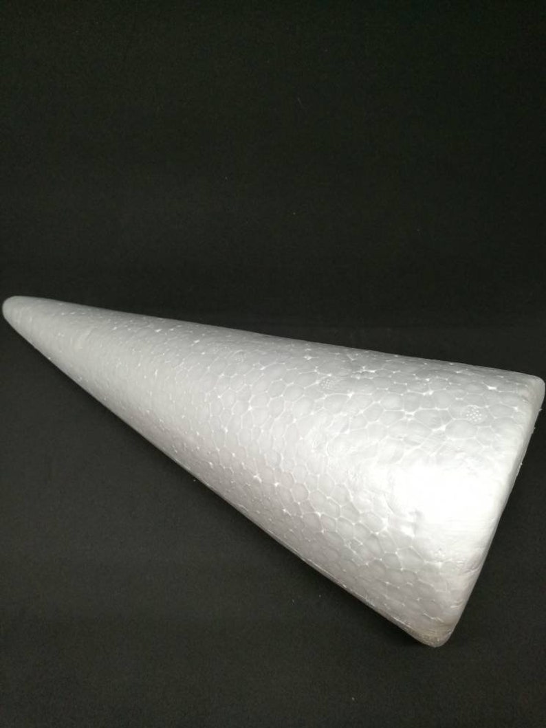 Extra Large Styrofoam Cones in Sets of Two Two Sizes Height Etsy