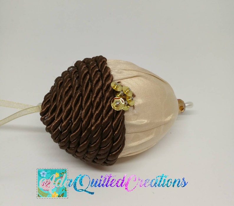 Acorns fabric acorn ornaments or bowl fillers fall decor Etsy