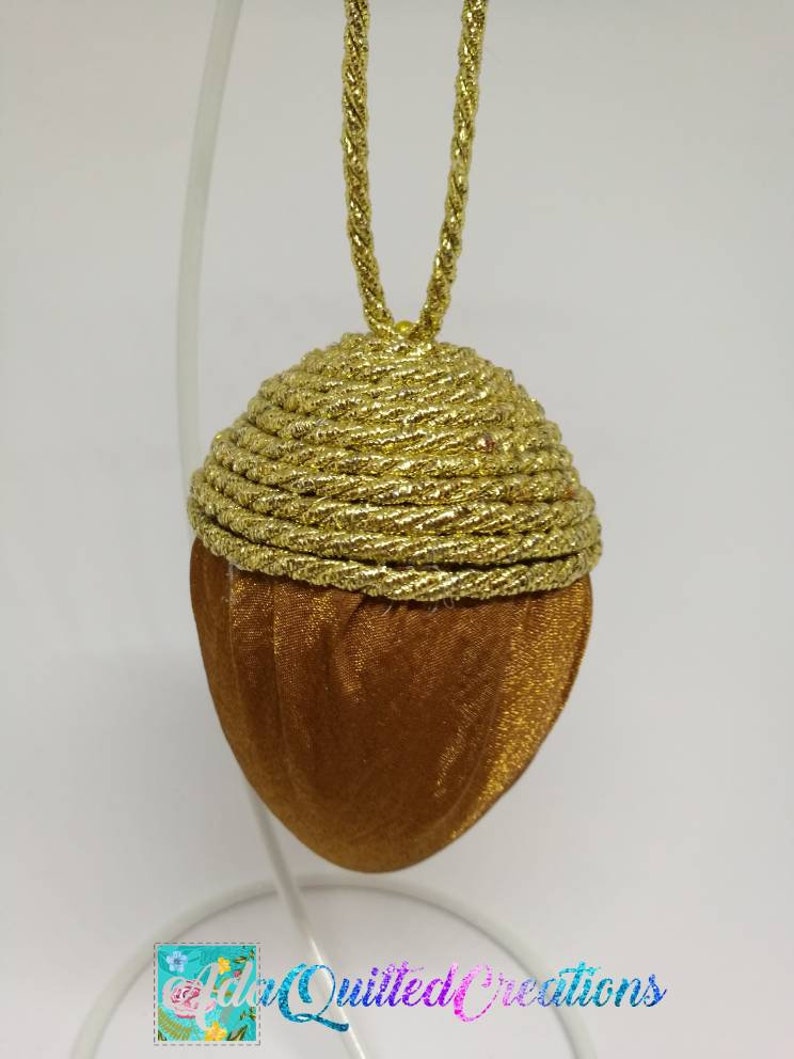 Acorns Fabric Acorn Ornaments or Bowl Fillers Fall Decor Etsy