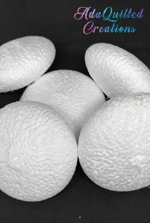 3'' Marked Styrofoam Balls in Sets of Six, Premarked Polystyrene Balls, 8cm  3.15 Inches Styrofoam Balls, Polystyrene Spheres, Foam Balls 