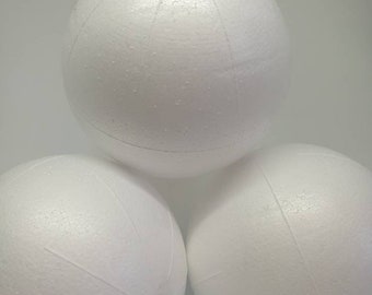 9 Cm 3.54 Inches Styrofoam Balls, 3.5 Marked Styrofoam Balls in Sets of  Six, Premarked Polystyrene Balls, Polystyrene Spheres, Foam Balls 