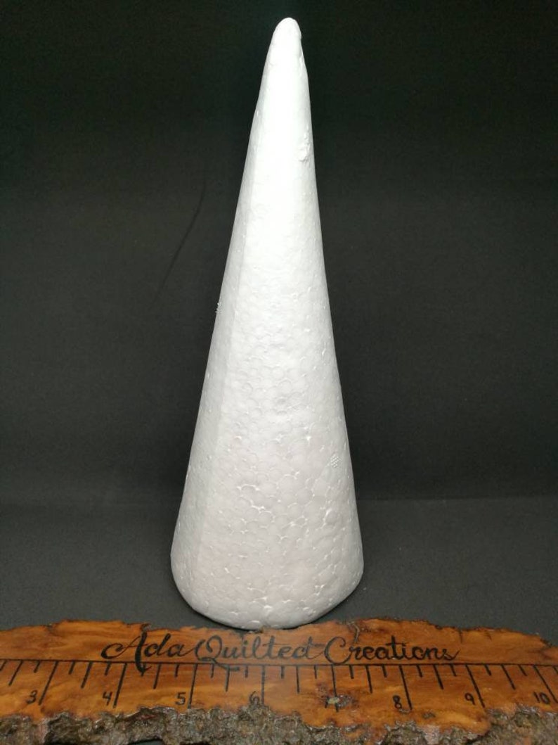 Large Styrofoam Cones Set of Three Polystyrene Cones Height Etsy