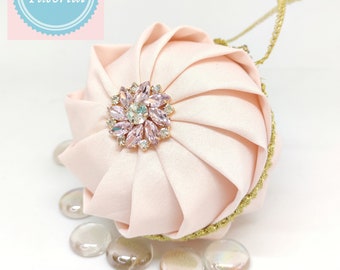 Nautilus Quilted Ornament Tutorial, No Sew DIY (PDF Pattern)