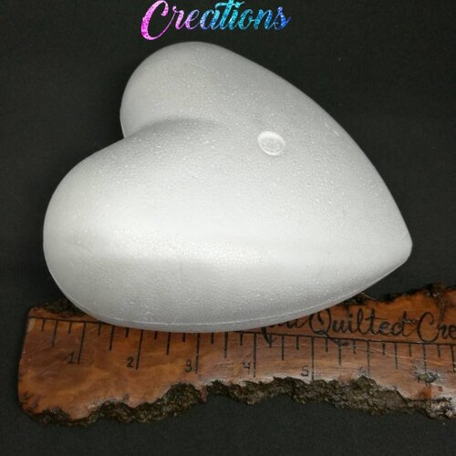 Large Styrofoam Hearts Set of Two Polystyrene Hearts Height Etsy
