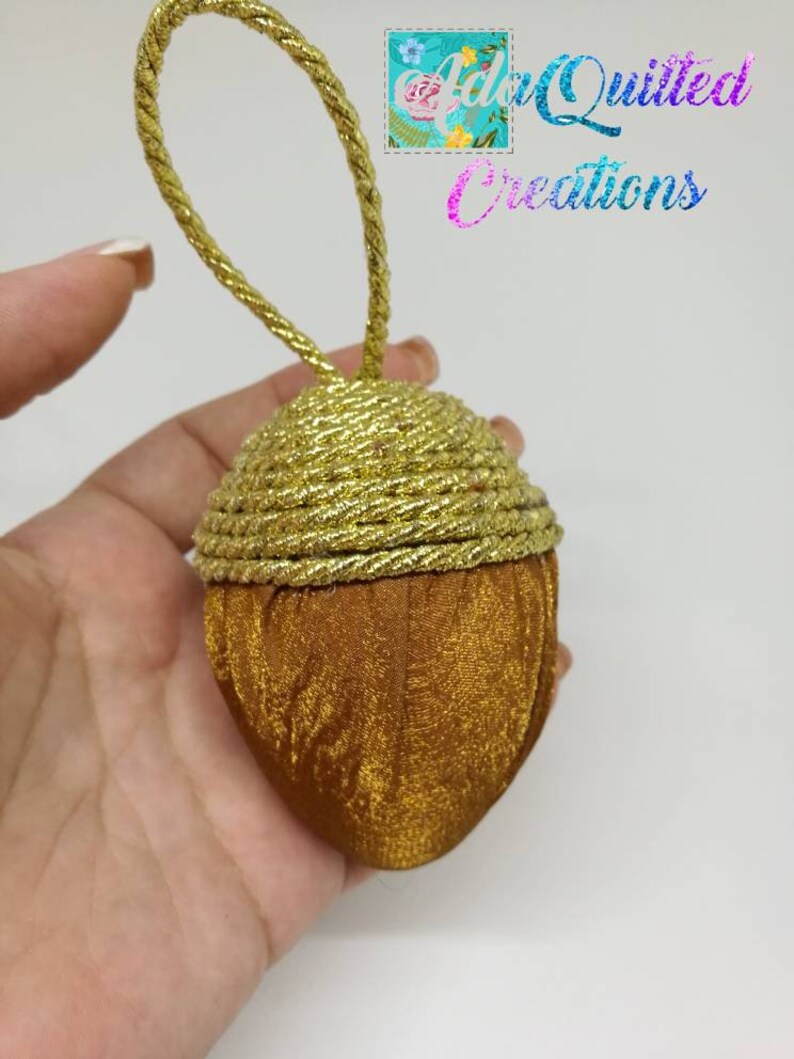 Acorns Fabric Acorn Ornaments or Bowl Fillers Fall Decor Etsy