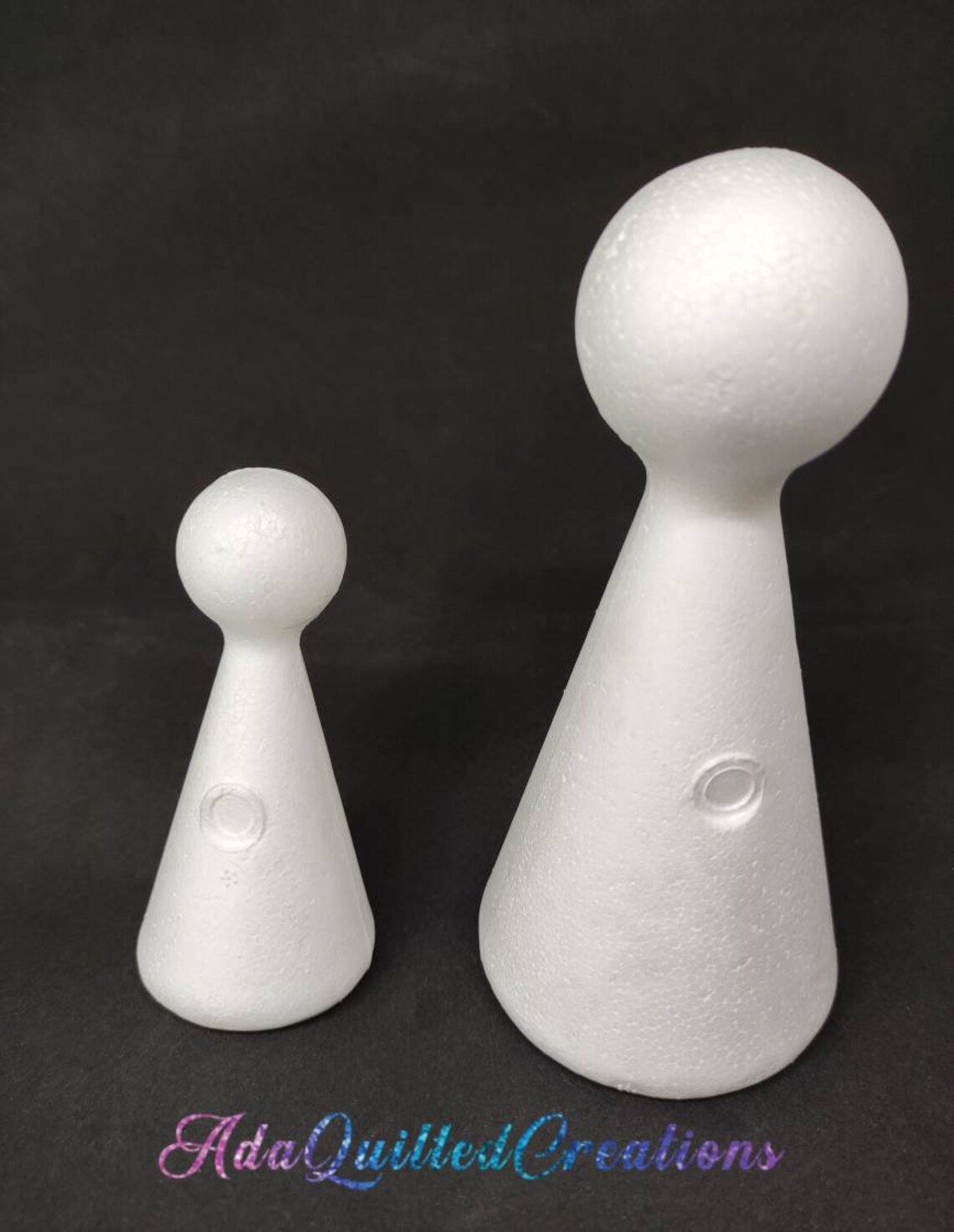 Polystyrene cone body shapes in two sizes set of six | Etsy