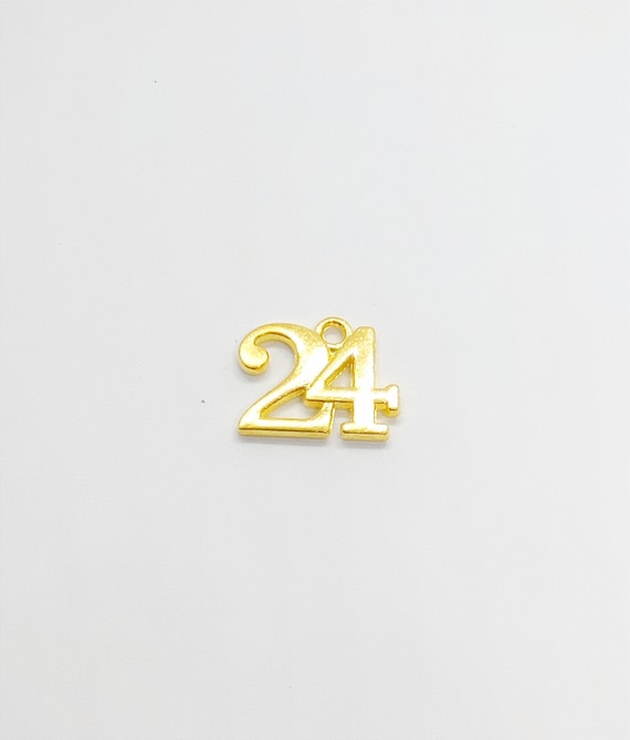 Year 2024 Small Charms in Sets of Ten in Gold, Golden Year Charms, Set of  Ten Gold Year Charms, Gold Year Embellishment 