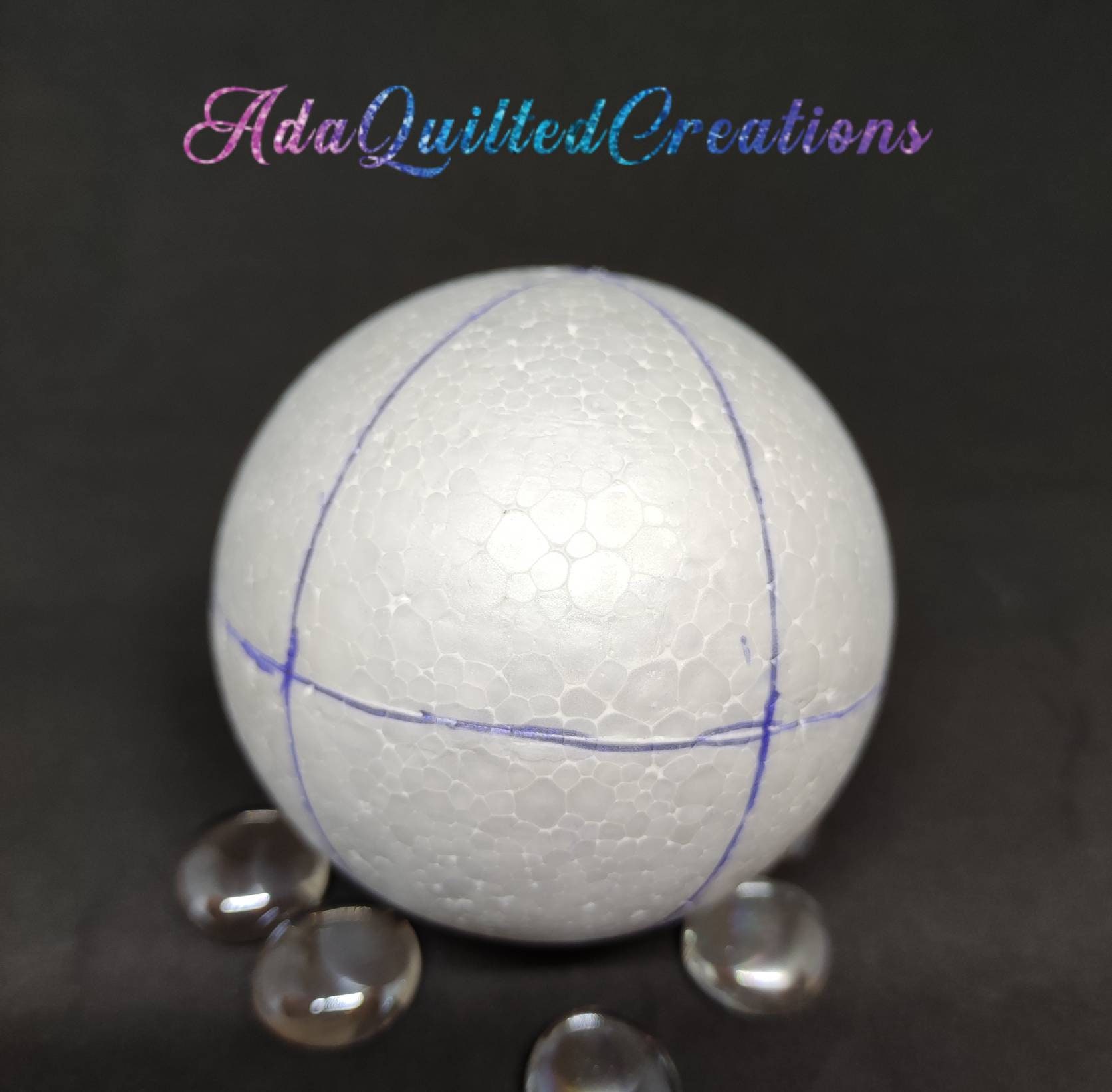 How to make a place setting with a Styrofoam ball