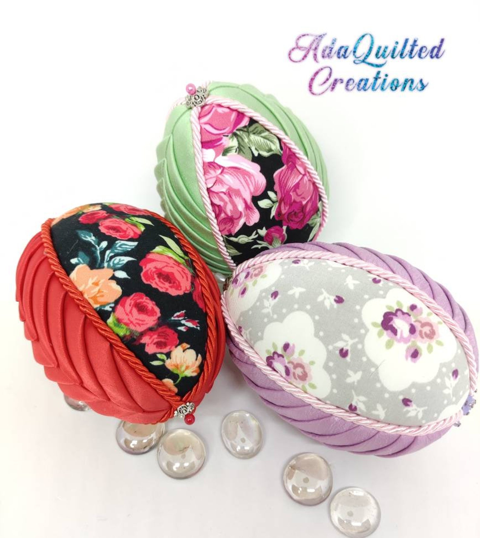 Quilted Spring Eggs by The Quilted Cottage