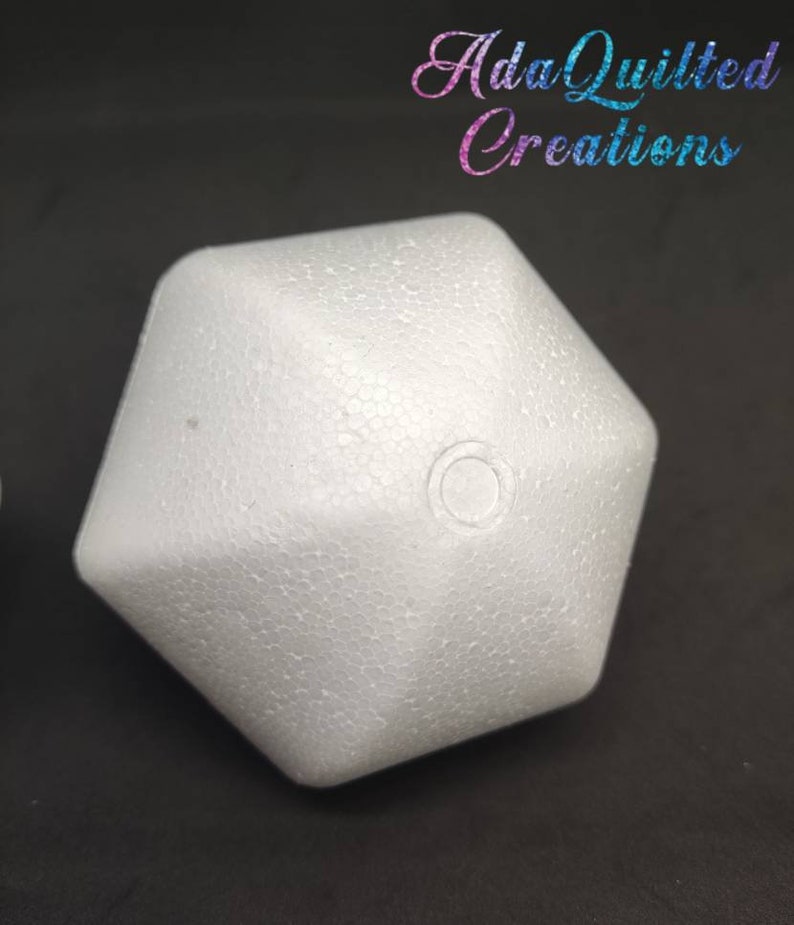 4'' Polystyrene Hexagon Balls Sold in Sets of 6 Etsy