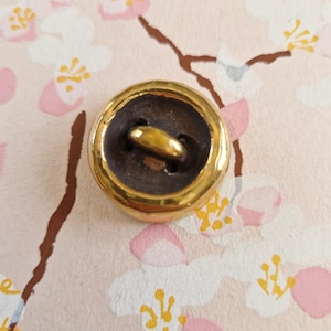 Antique ceramic button 25 mm Haberdashery and Sewing Collection Antique Button