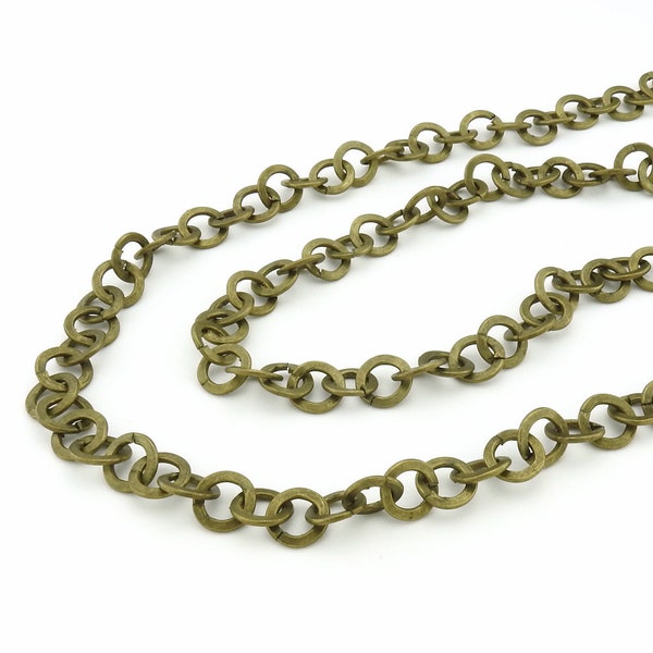 Brass Chain Etsy