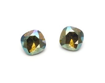 funky pattern Irina Miech 9mm gold plated sterling silver 2 pcs vermeil cones Hill Tribe