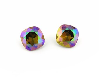 funky pattern Irina Miech 9mm gold plated sterling silver 2 pcs vermeil cones Hill Tribe