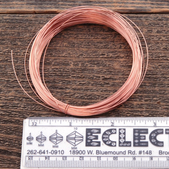 Copper Wire for Jewelry Design, 26 Gauge, 65 Feet, Irina Miech 