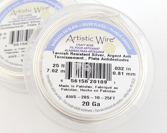 Combo assortment of silver plated wire, 18 gauge, 20 gauge, Irina Miech, 18g 20g Artistic wire