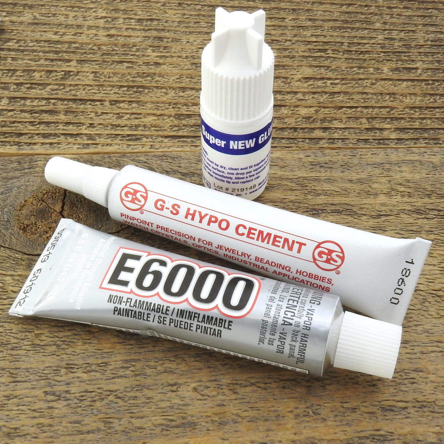 G-S HYPO CEMENT Jewelers Hobby Adhesive Crafting Glue 1/3 oz. Tube