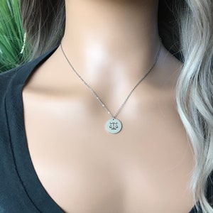 All 12 Zodiac Sign Necklace, Zodiac Sign Stainless Steel Necklace, Zodiac Jewelry, Zodiac Necklace, Birthday Gift, Adjustable 16.5&quot;-19.5&quot;