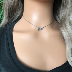 Leo Zodiac Necklace, Leo Peridot Necklace, Stainless Steel NON Tarnish Leo Necklace, August Birthstone, Zodiac Jewelry, Leo Necklace