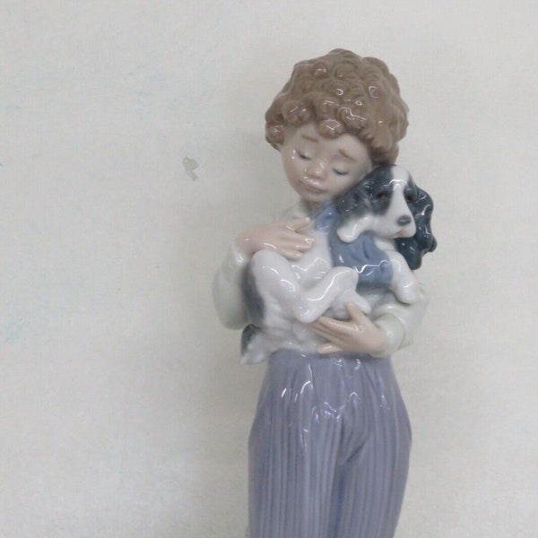Lladro Figurines Girl With Dog Etsy